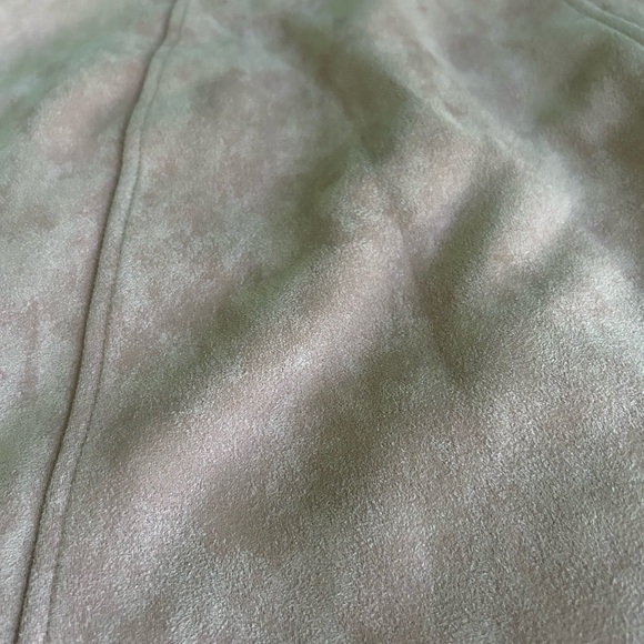 Limonata Retro Suede Like Mini Skirt - Picture 4 of 10